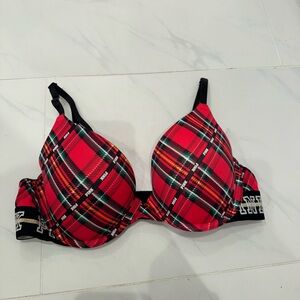 Victoria's Secret Red Plaid Bra